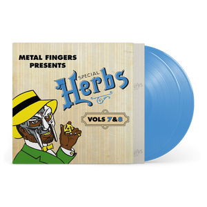 MF DOOM - METAL FINGERS PRESENTS: SPECIAL HERBS VOL. 7 & 8 VINYL RE-ISSUE (LTD. INDIES ED. SKY BLUE 2LP)