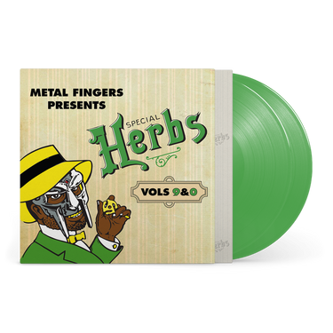 MF DOOM - METAL FINGERS PRESENTS: SPECIAL HERBS VOL. 9 & 0 VINYL RE-ISSUE (LTD. INDIES ED. EVERGREEN 2LP)