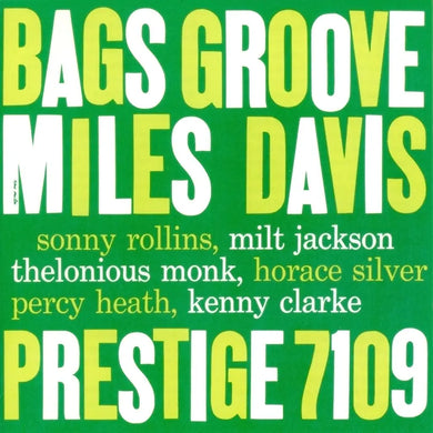 MILES DAVIS - BAGS' GROOVE VINYL RE-ISSUE (LP)