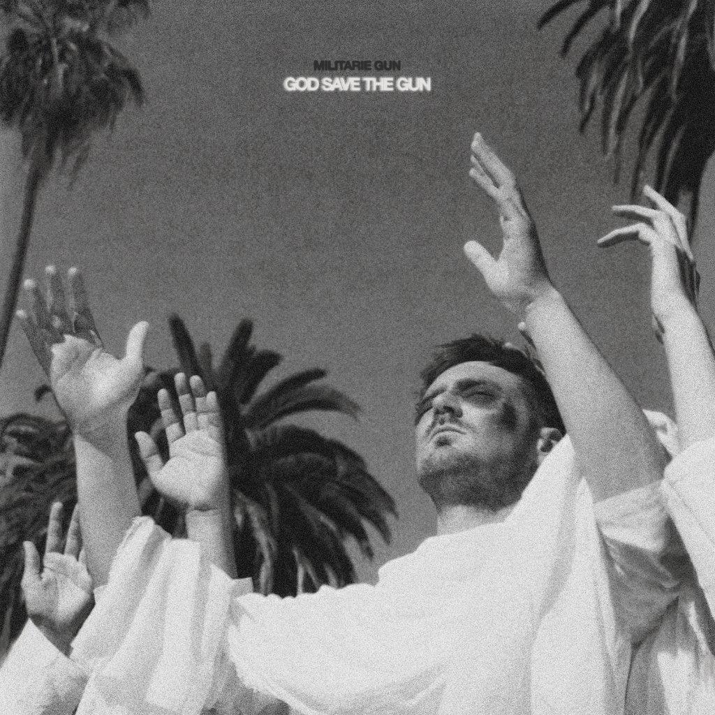 MILITARIE GUN - GOD SAVE THE GUN VINYL (LTD. INDIE RETAIL EXCL. TRANSLUCENT RED W/ POSTER + EXC. PIN BADGE)