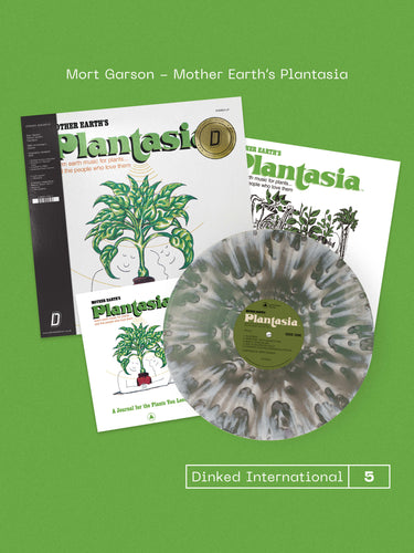 MORT GARSON - MOTHER EARTH’S PLANTASIA VINYL (SUPER LTD. 'DINKED' 50TH ANN. ED. 'SPRUCE' LP W/ PLANT JOURNAL + LINER NOTES & SEEDCARD DOWNLOAD)