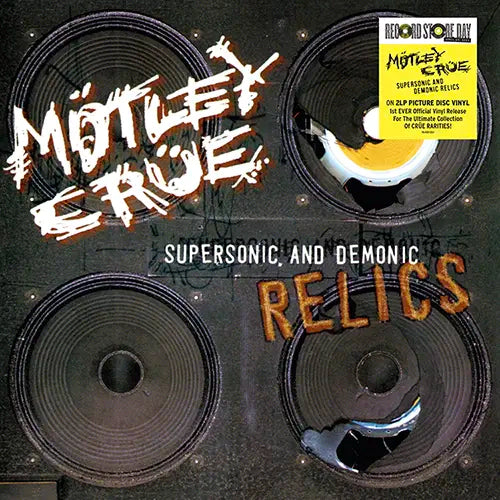 MOTLEY CRUE - SUPERSONIC AND DEMONIC RELICS VINYL (SUPER LTD. ED. 'RSD' PICTURE DISC 2LP)