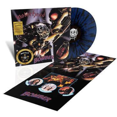 MOTORHEAD - BOMBER VINYL RE-ISSUE (LTD. ED. BLACK & BLUE + POSTER)