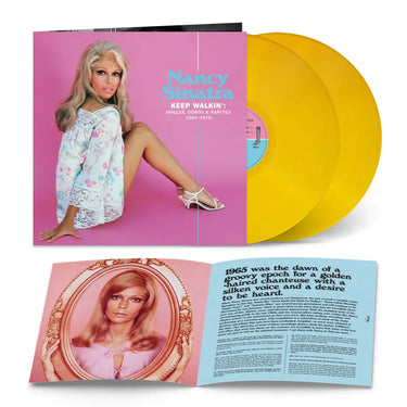NANCY SINATRA - KEEP WALKIN’: SINGLES, DEMOS & RARITES 1965 - 1978 VINYL (LTD. ED. YELLOW 2LP GATEFOLD)