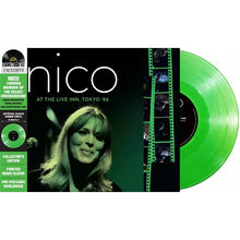 NICO - AT THE LIVE INN, TOKYO '86 VINYL (SUPER LTD. ED. 'RSD' CRYSTAL CLEAR GREEN)