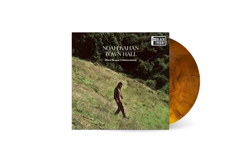 NOAH KAHAN - TOWN HALL (STICK SEASON COLLABORATIONS) VINYL (SUPER LTD. 'RSD BLACK FRIDAY' ED. TIGER EYE BROWN)