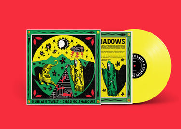 NUBIYAN TWIST - CHASING SHADOWS VINYL (SUPER LTD. ED. YELLOW W/ *SIGNED* PRINT)