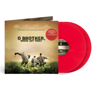 O BROTHER, WHERE ART THOU? OST VINYL (LTD. 25TH ANN. INDIE EXC. ED. DAPPER DAN RED 2LP GATEFOLD)