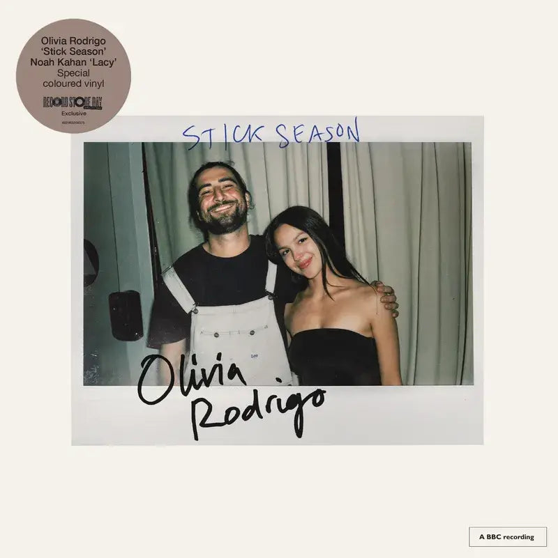 OLIVIA RODRIGO & NOAH KAHAN - OLIVIA RODRIGO “STICK SEASON”/NOAH KAHAN “LACY” - FROM THE BBC RADIO 1 LIVE LOUNGE VINYL (SUPER LTD. ED. 'RSD' COLOURED 7