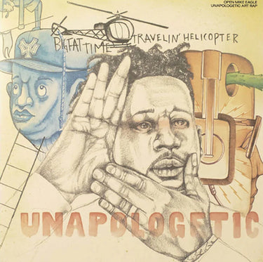 OPEN MIKE EAGLE - UNAPOLOGETIC ART RAP VINYL (SUPER LTD. 'VINYL ME PLEASE' ED. BLUE 2LP GATEFOLD W/ OBI-STRIP)