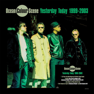 OCEAN COLOUR SCENE - YESTERDAY TODAY 1999 – 2003 VINYL (SUPER LTD. ED. *SIGNED* 3LP BROWN, YELLOW AND GREEN BOXSET)