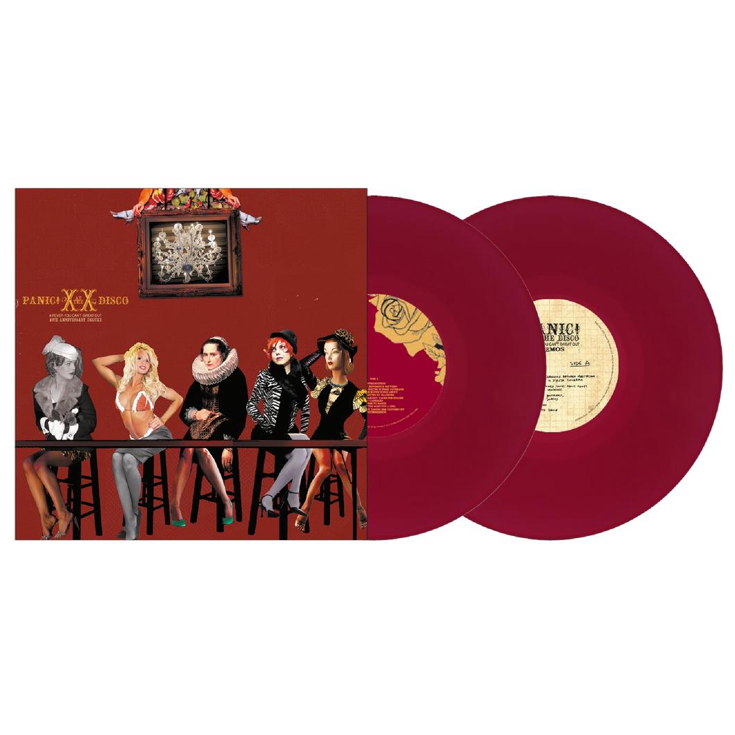 PANIC! AT THE DISCO - A FEVER YOU CAN'T SWEAT OUT VINYL (LTD. 20TH ANN. DELUXE ED. RUBY RED 2LP)