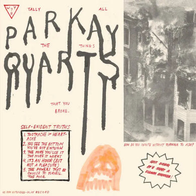 PARQUET COURTS - TALLY ALL THE THINGS YOU BROKE EP VINYL RE-ISSUE (12