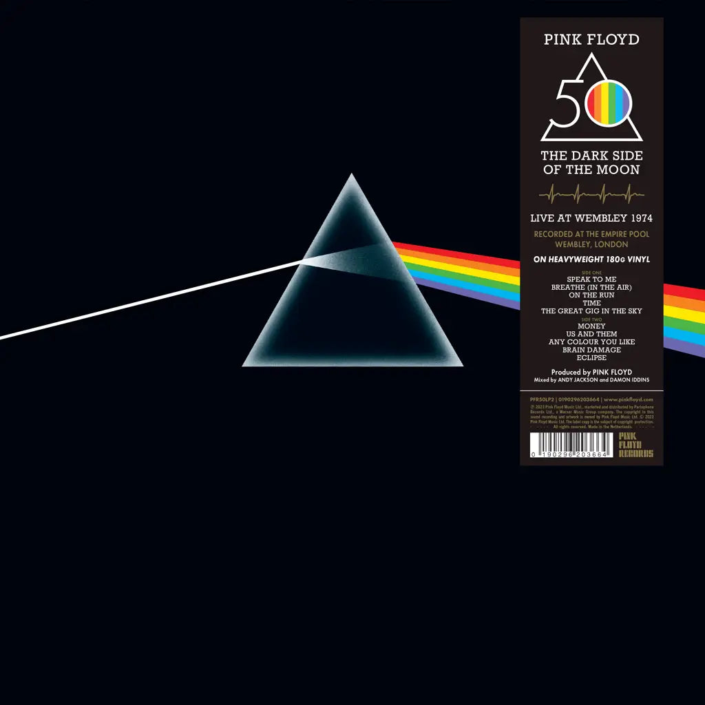 PINK FLOYD - THE DARK SIDE OF THE MOON VINYL (LTD. 50TH ANN. ED. 180G LP GATEFOLD)