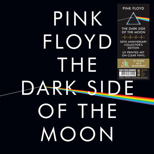 PINK FLOYD - THE DARK SIDE OF THE MOON VINYL (LTD. 50TH ANN. COLLECTORS ED. 180G UV PICTURE DISC 2LP GATEFOLD)