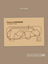 RAILCARD - TWO STEPS AT A TIME VINYL (SUPER LTD. 'DINKED' ED. NATURAL CLEAR LP + BONUS 7" & POSTER)
