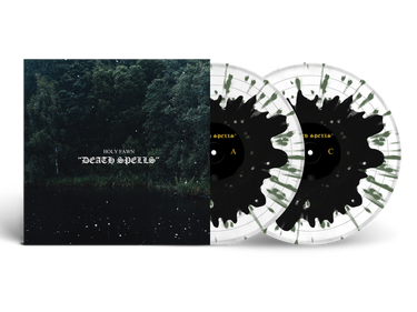 LIMITED EDITION BLACK IN CLEAR W/ GREEN SPLATTER 2LP VINYL