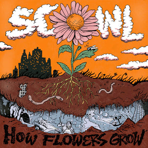 SCOWL - HOW FLOWERS GROW VINYL (SUPER LTD. ED. YELLOW W/ GREEN & ORANGE SPLATTER)