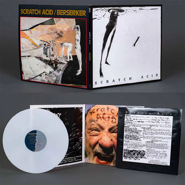 SCRATCH ACID - SCRATCH ACID / BERSERKER VINYL (LTD. ED. 180G WHITE GATEFOLD)