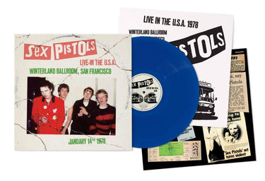 SEX PISTOLS - LIVE IN THE U.S.A 1978 SAN FRANCISCO VINYL (LTD. ED. BLUE)
