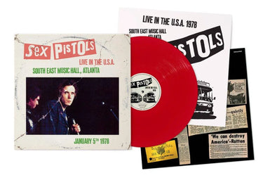 SEX PISTOLS - LIVE IN THE U.S.A 1978 – ATLANTA VINYL (LTD. ED. RED)