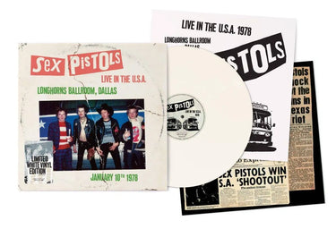 SEX PISTOLS - LIVE IN THE U.S.A 1978 – DALLAS VINYL (LTD. ED. WHITE)