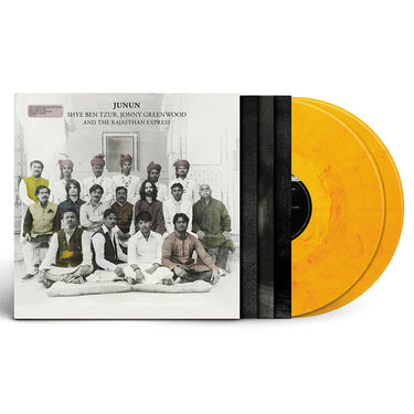 SHYE BEN-TZUR, JONNY GREENWOOD & THE RAJASTHAN EXPRESS - JUNUN VINYL RE-ISSUE (LTD. ED. YELLOW & ORANGE MARBLE 2LP GATEFOLD)
