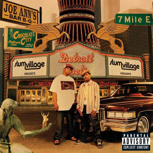 SLUM VILLAGE - DETROIT DELI (A TASTE OF DETROIT) VINYL (SUPER LTD. ED. 'RSD' CLEAR / ORANGE / GREEN SPLATTER)