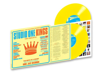 SOUL JAZZ RECORDS PRESENTS - STUDIO ONE KINGS (VARIOUS ARTISTS) VINYL RE-ISSUE (SUPER LTD. 'RSD BLACK FRIDAY' ED. YELLOW 2LP)