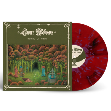SOUR WIDOWS - REVIVAL OF A FRIEND VINYL RE-ISSUE (LTD. ED. 'INSOMNIA' RED/BLACK/PURPLE MARBLE SPLATTER)