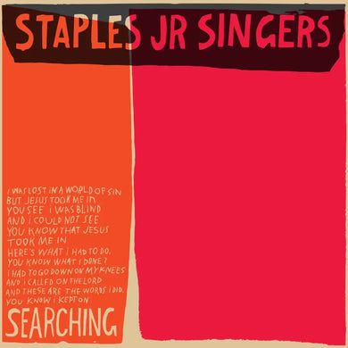 STAPLES JR SINGERS - SEARCHING VINYL (LP)