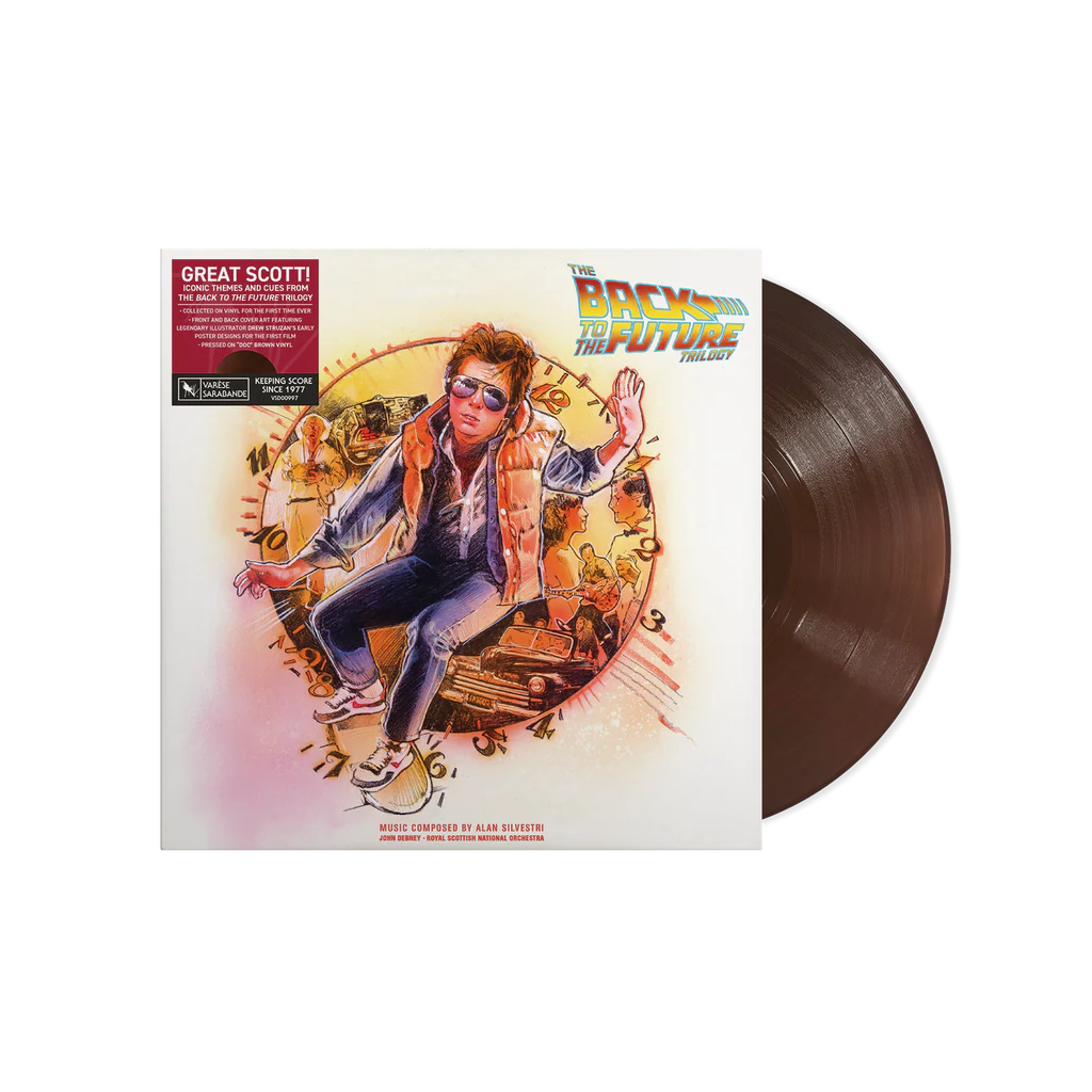 THE BACK TO THE FUTURE TRILOGY OST VINYL (SUPER LTD. 'RSD BF' ED. 'DOC BROWN' COLOURED)