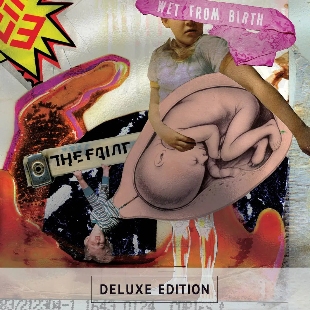 THE FAINT - WET FROM BIRTH VINYL RE-ISSUE (LTD. DEL. ED. TRANSPARENT 2LP GATEFOLD W/ METALLIC FOILED + POSTER)