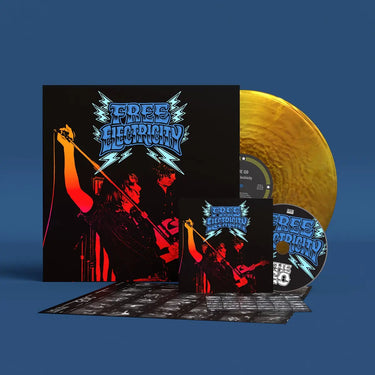 THE GO - FREE ELECTRICITY VINYL RE-ISSUE (LTD. 'LOSER' ED. METALLIC GOLD + CD)