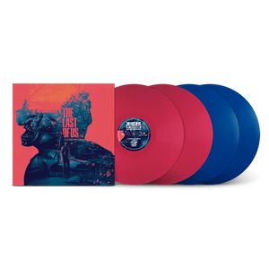 THE LAST OF US (GUSTAVO SANTAOLALLA) VINYL (LTD. 10TH ANN. ED. BLUE & RED 4LP BOX SET)