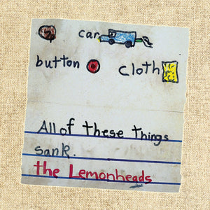 THE LEMONHEADS - CAR BUTTON CLOTH VINYL RE-ISSUE (LTD. DELUXE EXPANDED CLOTHBOUND ED. BLUE 2LP GATEGOLD)