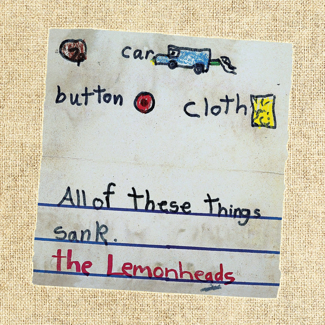 THE LEMONHEADS - CAR BUTTON CLOTH VINYL RE-ISSUE (LTD. DELUXE EXPANDED CLOTHBOUND ED. BLUE 2LP GATEGOLD)