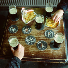 THE MARY WALLOPERS - PADDYWHACKERY VINYL (SUPER LTD. 'DINKED' NUMBERED ED. TRANSPARENT GREEN MARBLE GATEFOLD W/ *SIGNED* PRINT + SET OF 4 BEER MATS)