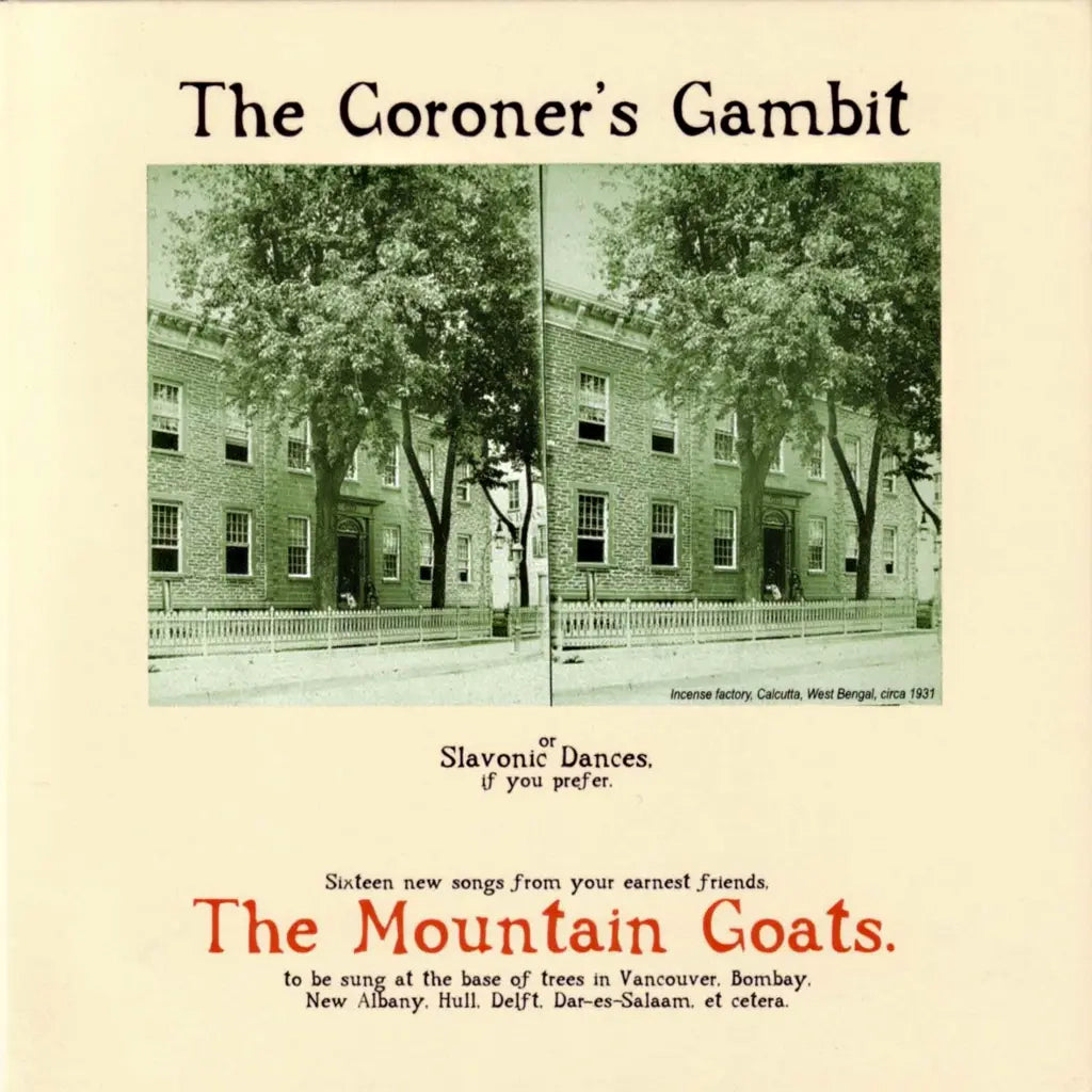 THE MOUNTAIN GOATS - THE CORONER'S GAMBIT VINYL RE-ISSUE (LP)