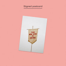 THE NEW EVES - THE NEW EVE IS RISING VINYL (SUPER LTD. 'DINKED' ED. VIOLET & BLUE MARBLED W/ ALT. SLEEVE + *SIGNED* POSTCARD)