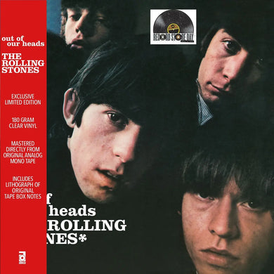 THE ROLLING STONES - OUT OF OUR HEADS (US VERSION) VINYL (SUPER LTD. 'RSD' ED. 180G CLEAR LP W/ LITHOGRAPH PRINT)