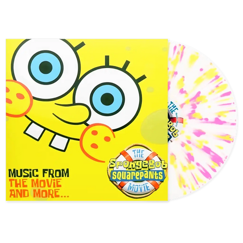 THE SPONGE BOB SQUARE PANTS MOVIE OST VINYL (SUPER LTD. 'RSD BLACK FRIDAY' CLEAR W/ YELLOW & PINK SPLATTER)