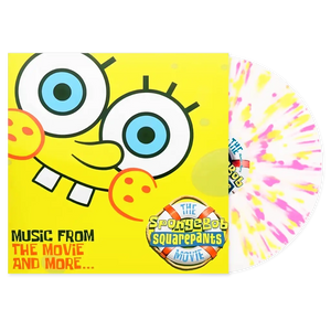 THE SPONGE BOB SQUARE PANTS MOVIE OST VINYL (SUPER LTD. 'RSD BLACK FRIDAY' CLEAR W/ YELLOW & PINK SPLATTER)