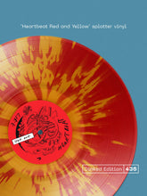 THE SPOOK SCHOOL - LIKE A HEARTBEAT VINYL (SUPER LTD. ED. DINKED' 'HEARTBEAT' RED & YELLOW SPLATTER LP W/ *SIGNED* PHOTO + 8 SPOOK SCHOOL TOP TRUMPS CARDS)