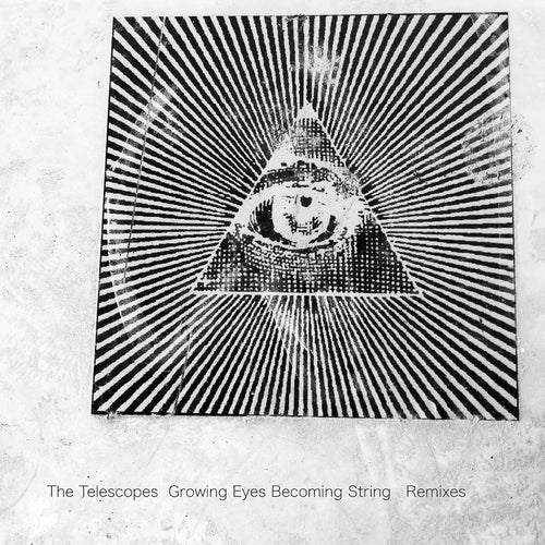 THE TELESCOPES - GROWING EYES BECOMING STRING REMIXES VINYL (SUPER LTD. ED. 'RSD' HAND NUMBERED WHITE 7