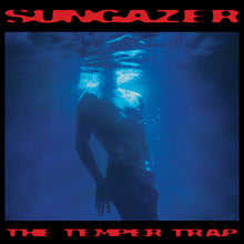 THE TEMPER TRAP - SUNGAZER VINYL (SUPER LTD. 'DINKED' ED. ‘DEEP OCEAN’ BLUE & BLACK MARBLE LP GATEFOLD W/ ART CARD + BUMPER STICKER)