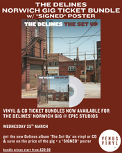 THE DELINES - THE SET UP VINYL (LTD. ED. *SIGNED* GIG TICKET BUNDLE VARIANTS inc. CD option)