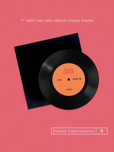 THIS IS LORELEI - THE SINGER IN MY BAND VINYL (LTD. DINKED NUMBERED ED. ORANGE/WHITE/RED ‘MUSCLE’ LP + BONUS 7”)
