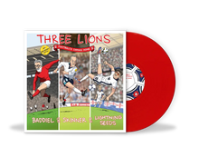 THREE LIONS (FOOTBALL'S COMING HOME) (BADIEL, SKINNER AND LIGHTNING SEEDS) VINYL (LTD. 30TH ANN. ED. RED 7")