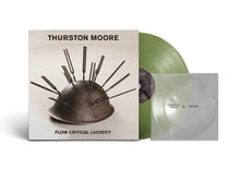 THURSTON MOORE - FLOW CRITICAL LUCIDITY VINYL (LTD. ED. RESISTANCE GREEN LP W/ BONUS CLEAR FLEXI 7")